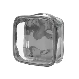 EzPacking Clear TSA Approved 3-1-1 Travel Toiletry Bag for Carry On/Quart Size Transparent Liquids Pouch for Airport Security/Reusable See Through Vinyl & PVC Plastic Organizer Men Women (Gray) EzPacking Clear TSA Approved 3-1-1 Travel Toiletry Bag for Carry On/Quart Size Transparent Liquids Pouch for Airport Security/Reusable See Through Vinyl & PVC Plastic Organizer Men Women (Gray)