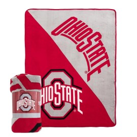 Northwest NCAA Ohio State Buckeyes Unisex-Adult Micro Raschel Throw Blanket, 46 x 60, Halftone Northwest NCAA Ohio State Buckeyes Unisex-Adult Micro Raschel Throw Blanket, 46 x 60, Halftone