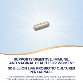 Nature\'s Way Fortify Daily Probiotic for Women, 30 Billion Live Cultures, 10 Strains, Prebiotics, Supports Digestive & Immune Health*, No Refrigeration Required, 30 Capsules (Packaging May Vary) Nature\'s Way Fortify Daily Probiotic for Women, 30 Billion Live Cultures, 10 Strains, Prebiotics, Supports Digestive & Immune Health*, No Refrigeration Required, 30 Capsules (Packaging May Vary)