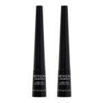 Revlon Liquid Eyeliner, ColorStay Eye Makeup, Smudgeproof, Longwearing with Ultra-Fine Tip, 251 Blackest Black (Pack of 2)