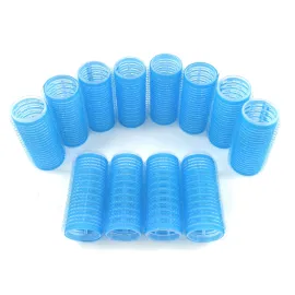 Kamay\'s Small Size Hair Rollers Curlers Self Grip Holding, For Hairdressing, Design Gripping Sticky Cling Style For DIY Or Salon (25mm/1 12PCS) Random Color