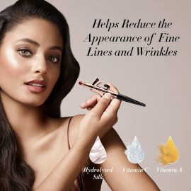 Luminess Air Silk 4-In-1 Airbrush Foundation- Foundation, Shade 030 (.5 Fl Oz) - Sheer to Medium Coverage - Anti-Aging Formula Hydrates and Moisturizes - Professional Makeup Kit for Cordless Air Brush Luminess Air Silk 4-In-1 Airbrush Foundation- Foundation, Shade 030 (.5 Fl Oz) - Sheer to Medium Coverage - Anti-Aging Formula Hydrates and Moisturizes - Professional Makeup Kit for Cordless Air Brush