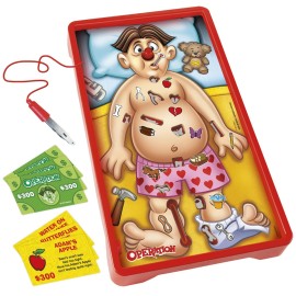 Hasbro Gaming Operation Electronic Board Game with Doctor Cards and Funny Ailments, Kids Games, 1+ Players, Funny Board Game for Children Ages 6+ (Amazon Exclusive)