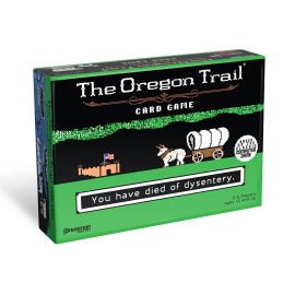 Pressman The Oregon Trail Card Game - Cooperative Gameplay Based on The Classic Computer Game, Ages 12 and Up, 2-6 Players Pressman The Oregon Trail Card Game - Cooperative Gameplay Based on The Classic Computer Game, Ages 12 and Up, 2-6 Players