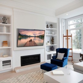 PERLESMITH Tilting TV Wall Mount Bracket Low Profile for Most 23-60 inch LED LCD OLED, Plasma Flat Screen TVs with VESA 400x400mm Weight up to 115lbs, Fits 16 Wood Stud PERLESMITH Tilting TV Wall Mount Bracket Low Profile for Most 23-60 inch LED LCD OLED, Plasma Flat Screen TVs with VESA 400x400mm Weight up to 115lbs, Fits 16 Wood Stud