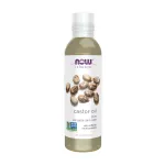 NOW Foods Solutions, Castor Oil, 100% Pure Versatile Skin Care, Multi-Purpose Skin Softener, 4-Ounce