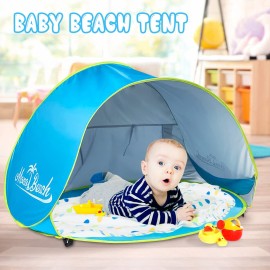 Monobeach Baby Beach Tent Pop Up Portable Shade Pool UV Protection Sun Shelter for Infant Monobeach Baby Beach Tent Pop Up Portable Shade Pool UV Protection Sun Shelter for Infant