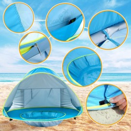 Monobeach Baby Beach Tent Pop Up Portable Shade Pool UV Protection Sun Shelter for Infant Monobeach Baby Beach Tent Pop Up Portable Shade Pool UV Protection Sun Shelter for Infant