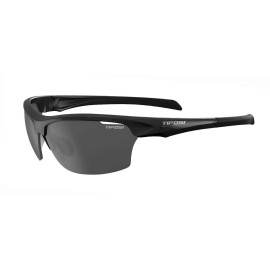 Tifosi Intense Sunglasses Gloss Black/Silver Mirror Smoke Lenses