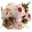 Duovlo Fake Flowers Vintage Artificial Peony Silk Flowers Wedding Home Decoration,Pack of 1 (Light Pink)