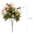 Duovlo Fake Flowers Vintage Artificial Peony Silk Flowers Wedding Home Decoration,Pack of 1 (Light Pink)