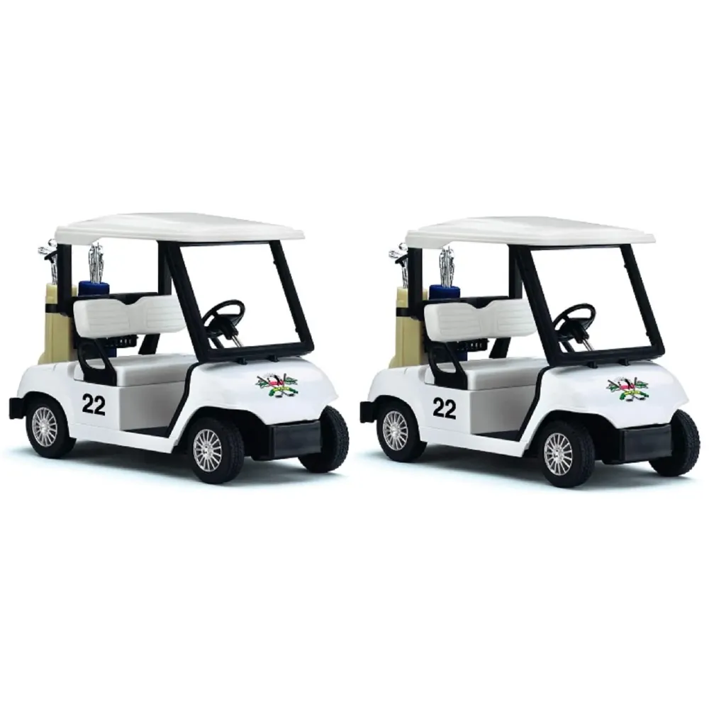 KiNSFUN Pull Back Action Golf Cart 2 Set KiNSFUN Pull Back Action Golf Cart 2 Set