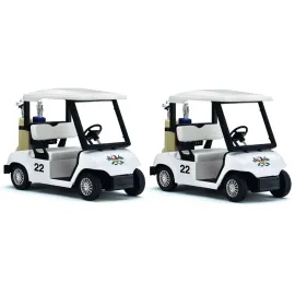 KiNSFUN Pull Back Action Golf Cart 2 Set