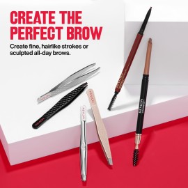 Revlon ColorStay Eyebrow Pencil with Spoolie Brush, Waterproof, Longwearing, Angled Tip Applicator for Perfect Brows, 205 Blonde, 0.021 oz Revlon ColorStay Eyebrow Pencil with Spoolie Brush, Waterproof, Longwearing, Angled Tip Applicator for Perfect Brows, 205 Blonde, 0.021 oz