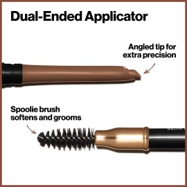 Revlon Eyebrow Pencil, Colorstay Eye Makeup with Eyebrow Spoolie, Waterproof, Longwearing Angled Precision Tip, 210 Soft Brown, 0.01 Oz Revlon Eyebrow Pencil, Colorstay Eye Makeup with Eyebrow Spoolie, Waterproof, Longwearing Angled Precision Tip, 210 Soft Brown, 0.01 Oz