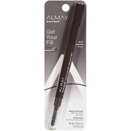 Almay Eyebrow Pencil with Spoolie Brush, Easy to Achieve Brows, Hypoallergenic, 802 Brunette Almay Eyebrow Pencil with Spoolie Brush, Easy to Achieve Brows, Hypoallergenic, 802 Brunette