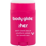 Body Glide For Her Anti Chafe Balm | Chafing stick with added emollients | Great for dry, sensitive skin and/or sensitive areas | Use on chest, bra, butt, groin, arm, and thigh chafing | 1.5oz