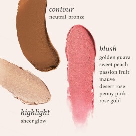 Julep Skip The Brush Cream to Powder Highlighter Stick- Sheer Glow - Blendable and Buildable Color - 2-in-1 Makeup Stick Julep Skip The Brush Cream to Powder Highlighter Stick- Sheer Glow - Blendable and Buildable Color - 2-in-1 Makeup Stick