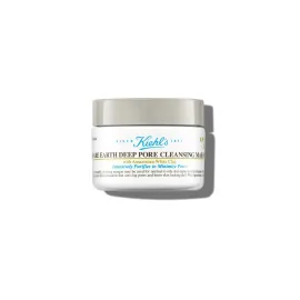 Kiehl\'s Rare Earth Deep Pore Cleansing Mask, Oil-Minimizing Face Mask for Clogged Pores, Detoxifies & Refines Skin, Absorbs Excess Oil, with Amazonian White Clay & Aloe Vera - 0.95 fl oz