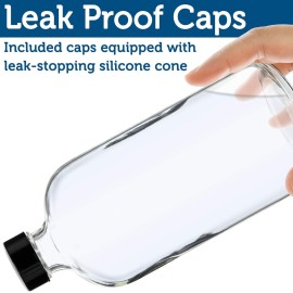 Sally\'s Organics Empty Clear Glass Spray Bottles - Refillable 16 oz Containers for Essential Oils, Cleaning Products, Aromatherapy, Misting Plants, or Cooking - Sprayer with Mist and Stream - 2 Pack Sally\'s Organics Empty Clear Glass Spray Bottles - Refillable 16 oz Containers for Essential Oils, Cleaning Products, Aromatherapy, Misting Plants, or Cooking - Sprayer with Mist and Stream - 2 Pack