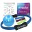 Pilates Ring and Ball Set with 3 Resistance Bands - Pilates Equipment for Home Workout - Magic Circle Pilates Ring 14 Inch to Tone, Sculpt and Strengthen - Fitness Ring for Yoga and Pilates (Blue)