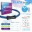 Pilates Ring and Ball Set with 3 Resistance Bands - Pilates Equipment for Home Workout - Magic Circle Pilates Ring 14 Inch to Tone, Sculpt and Strengthen - Fitness Ring for Yoga and Pilates (Blue)