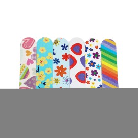 ZMOI (1 Dozen) Colorful Girly Mini Emery Board Nail Files ZMOI (1 Dozen) Colorful Girly Mini Emery Board Nail Files