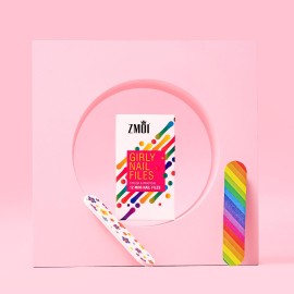ZMOI (1 Dozen) Colorful Girly Mini Emery Board Nail Files ZMOI (1 Dozen) Colorful Girly Mini Emery Board Nail Files