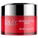 Olay Face Moisturizer, Regenerist Micro-Sculpting Cream for Women, Trial Size - Instant Hydration, Anti-Aging, Anti-Wrinkle, Firming Skin Care - Hyaluronic Acid, Niacinamide, Amino Peptides, 0.5 Oz