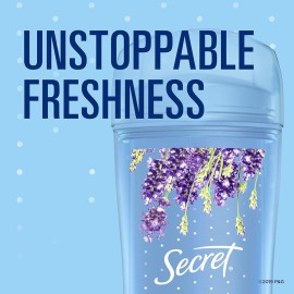 Secret Antiperspirant and Deodorant for Women 48 Hr Odor Protection Clear Gel Lavender Scent, 2.6 Oz (Pack of 6) Secret Antiperspirant and Deodorant for Women 48 Hr Odor Protection Clear Gel Lavender Scent, 2.6 Oz (Pack of 6)