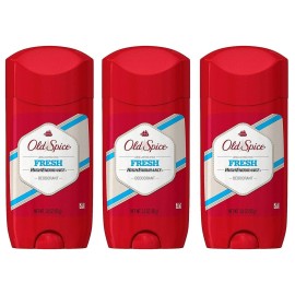 Old Spice High Endurance Long Lasting Deodorant Fresh 3 Ounce (Pack of 3)
