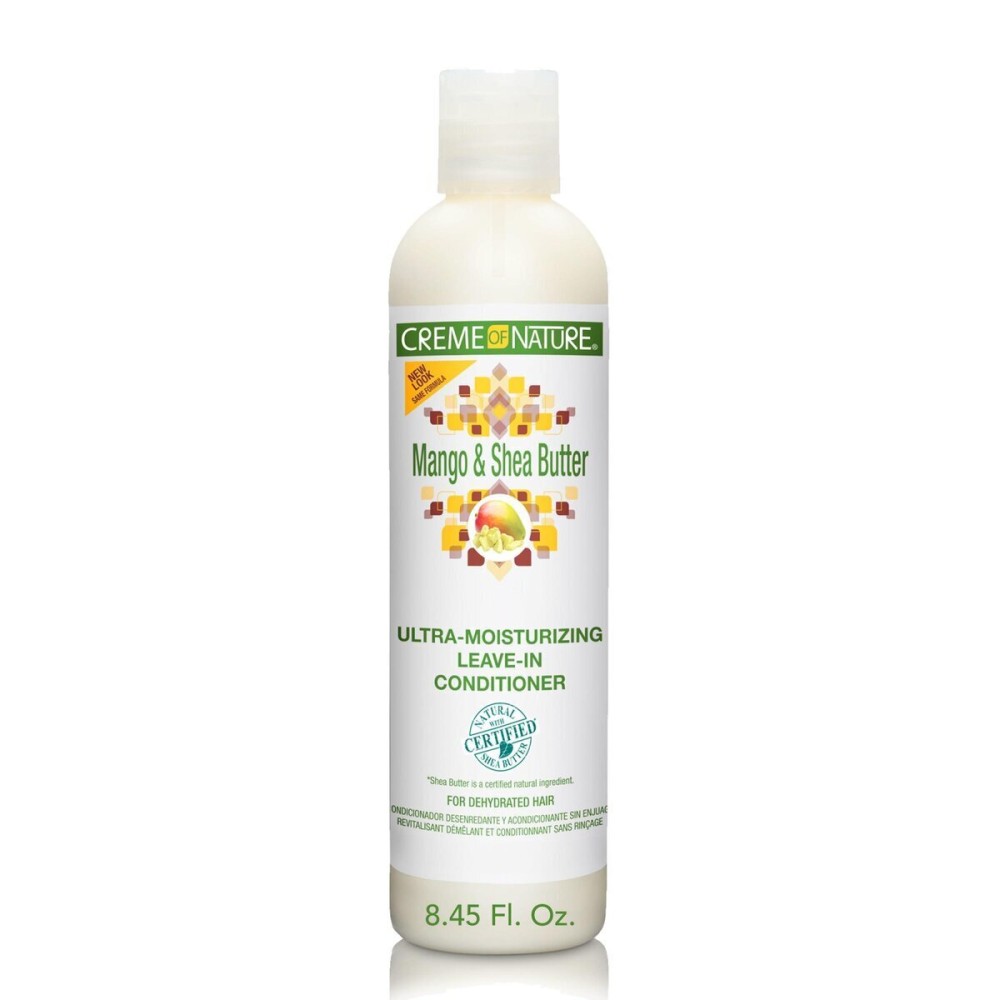 Leave In Conditioner with Mango & Shea Butter by Creme of Nature, Ultra Moisturizing for Dry Dehydrated Hair, 12 Fl Oz Leave In Conditioner with Mango & Shea Butter by Creme of Nature, Ultra Moisturizing for Dry Dehydrated Hair, 12 Fl Oz