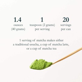 Naoki Matcha Superior Ceremonial Blend - Authentic Japanese First Harvest Ceremonial Grade Matcha Green Tea Powder from Uji, Kyoto (40g / 1.4oz) Naoki Matcha Superior Ceremonial Blend - Authentic Japanese First Harvest Ceremonial Grade Matcha Green Tea Powder from Uji, Kyoto (40g / 1.4oz)
