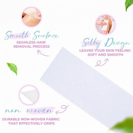 Tifara Beauty Non Woven Body and Facial Wax Strips Multi Size Pack (200) Tifara Beauty Non Woven Body and Facial Wax Strips Multi Size Pack (200)