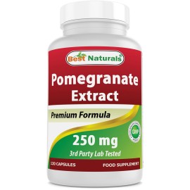 Best Naturals Pomegranate Extract 250 mg 120 Capsules Best Naturals Pomegranate Extract 250 mg 120 Capsules
