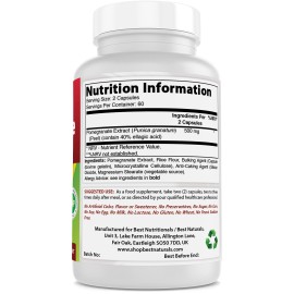 Best Naturals Pomegranate Extract 250 mg 120 Capsules Best Naturals Pomegranate Extract 250 mg 120 Capsules