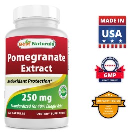 Best Naturals Pomegranate Extract 250 mg 120 Capsules Best Naturals Pomegranate Extract 250 mg 120 Capsules