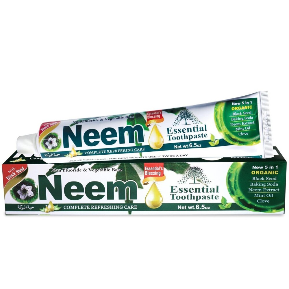 Neem Essential Toothpaste New 5 in 1 100% Fluoride Free Neem Essential Toothpaste New 5 in 1 100% Fluoride Free