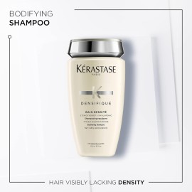 KRASTASE Densifique Densit Shampoo, Thickening & Strengthening Shampoo, Removes Build-Up & Adds Shine with Hyaluronic Acid for Fine, Thin & Thinning Hair, 8.5 Fl Oz