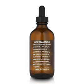 Natures Leaf Sweet Almond Oil, USDA Certified Organic, 100% Pure, Cold Pressed, Nourish & Soften, Promotes Healthy Looking Skin and Hair, Unscented, 4 ounce Natures Leaf Sweet Almond Oil, USDA Certified Organic, 100% Pure, Cold Pressed, Nourish & Soften, Promotes Healthy Looking Skin and Hair, Unscented, 4 ounce
