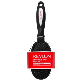 Revlon Detangle & Smooth Black Cushion Hair Brush Revlon Detangle & Smooth Black Cushion Hair Brush