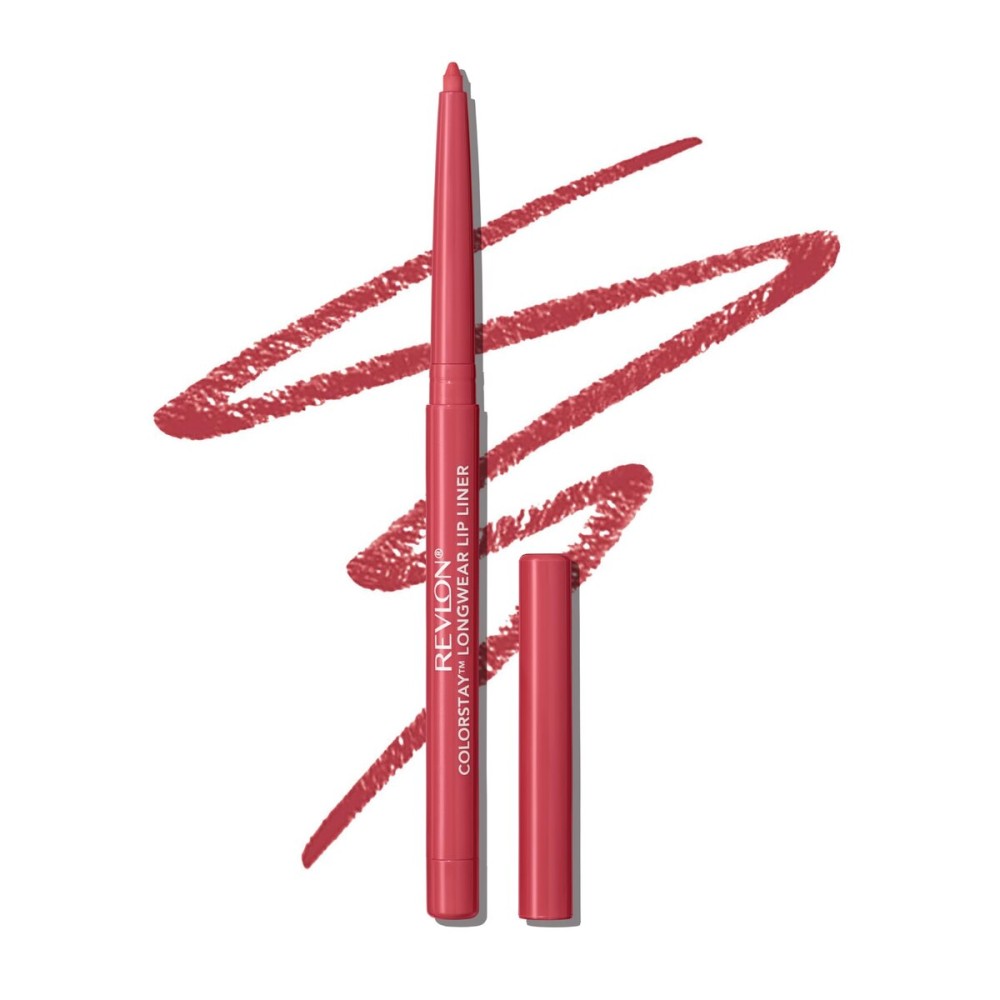 Revlon Colorstay Lip Liner Makeup with Built-in-Sharpener, Longwear Rich Colors, Smooth Application, 650 Pink, 0.01 oz Revlon Colorstay Lip Liner Makeup with Built-in-Sharpener, Longwear Rich Colors, Smooth Application, 650 Pink, 0.01 oz