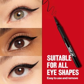 Revlon Liquid Eyeliner Pen, ColorStay Sharp Line Eye Makeup, Waterproof, Smudge-proof, Longwearing with Slim Tapered Tip, Sharp Line