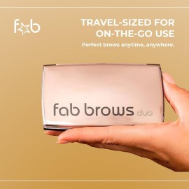 Fab Brows Duo Eyebrow Kit - Light / Medium Brown Makeup Kits Eye Brow Stencil Contour Palette Cosmetics Powder for Women Fab Brows Duo Eyebrow Kit - Light / Medium Brown Makeup Kits Eye Brow Stencil Contour Palette Cosmetics Powder for Women