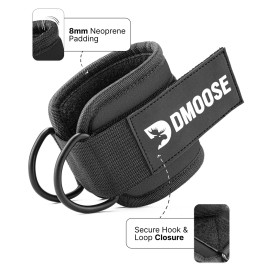 DMoose Ankle Strap for Cable Machine Attachments - Gym Ankle Cuff for Kickbacks, Glute Workouts, Leg Extensions, Curls, Booty Hip Abductors Exercise for Men Women DMoose Ankle Strap for Cable Machine Attachments - Gym Ankle Cuff for Kickbacks, Glute Workouts, Leg Extensions, Curls, Booty Hip Abductors Exercise for Men Women
