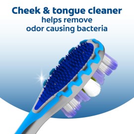 Colgate 360 Advanced Floss Tip Toothbrush, Soft Toothbrush for Adults, 4 Pack Colgate 360 Advanced Floss Tip Toothbrush, Soft Toothbrush for Adults, 4 Pack