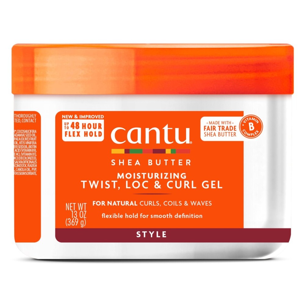 Cantu Moisturizing Twist & Lock Gel with Shea Butter for Natural Hair, 13 oz