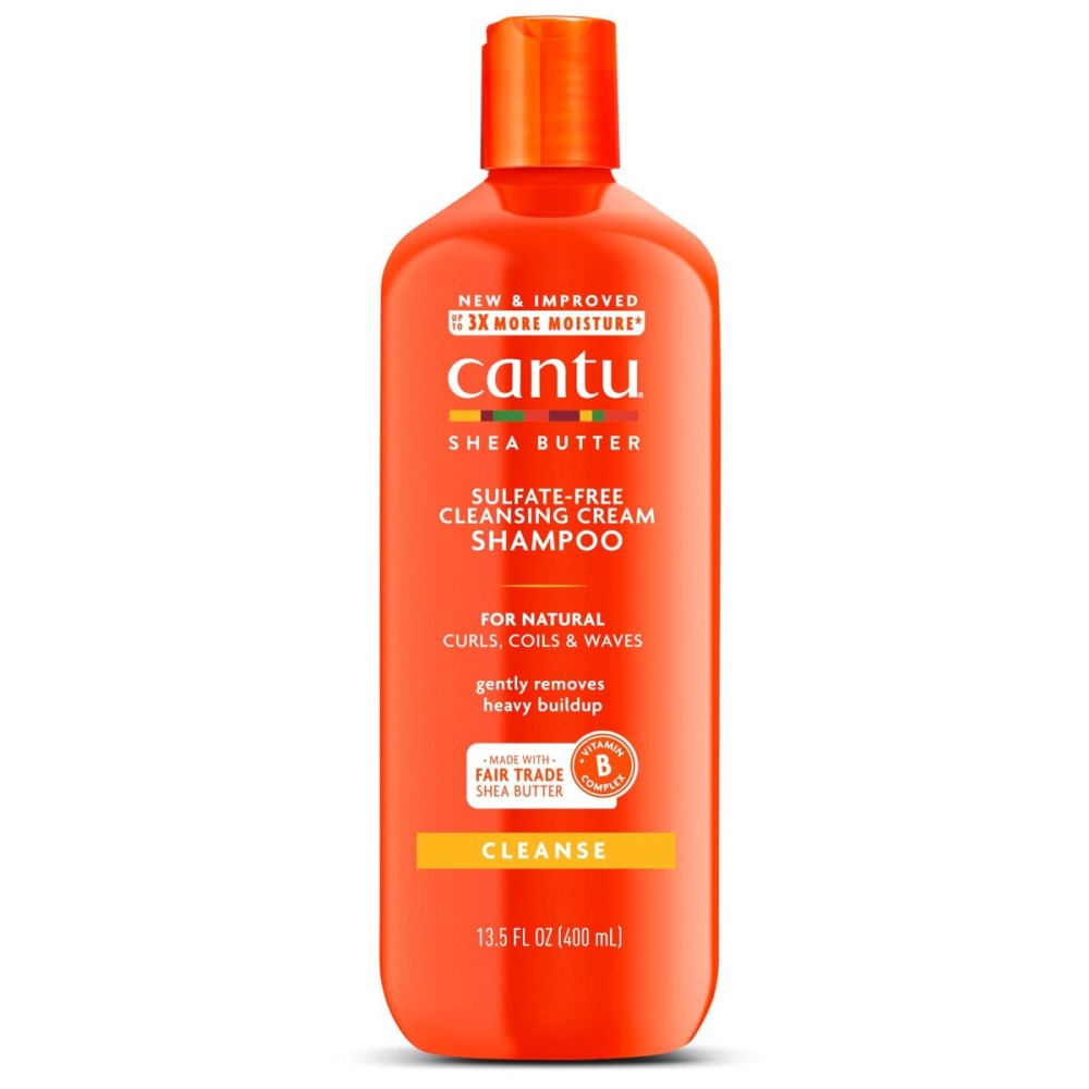 Cantu Sulfate-Free Cleansing Cream Shampoo with Shea Butter for Natural Hair, 13.5 oz Cantu Sulfate-Free Cleansing Cream Shampoo with Shea Butter for Natural Hair, 13.5 oz