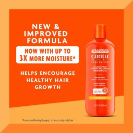 Cantu Sulfate-Free Cleansing Cream Shampoo with Shea Butter for Natural Hair, 13.5 oz Cantu Sulfate-Free Cleansing Cream Shampoo with Shea Butter for Natural Hair, 13.5 oz