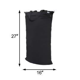 wegreeco Large Reusable Hanging Wet Dry Cloth Diaper Bag (Black) wegreeco Large Reusable Hanging Wet Dry Cloth Diaper Bag (Black)